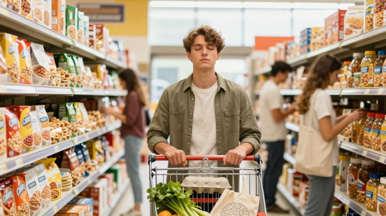 Porque algumas pessoas sentem ansiedade nos supermercados, explicado pela neurociência.