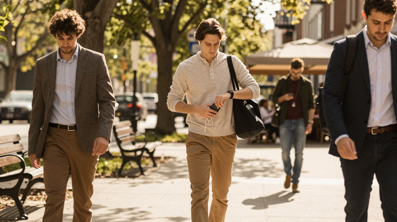 As pessoas que andam rápido não são mais saudáveis, apenas mais ansiosas e instáveis.