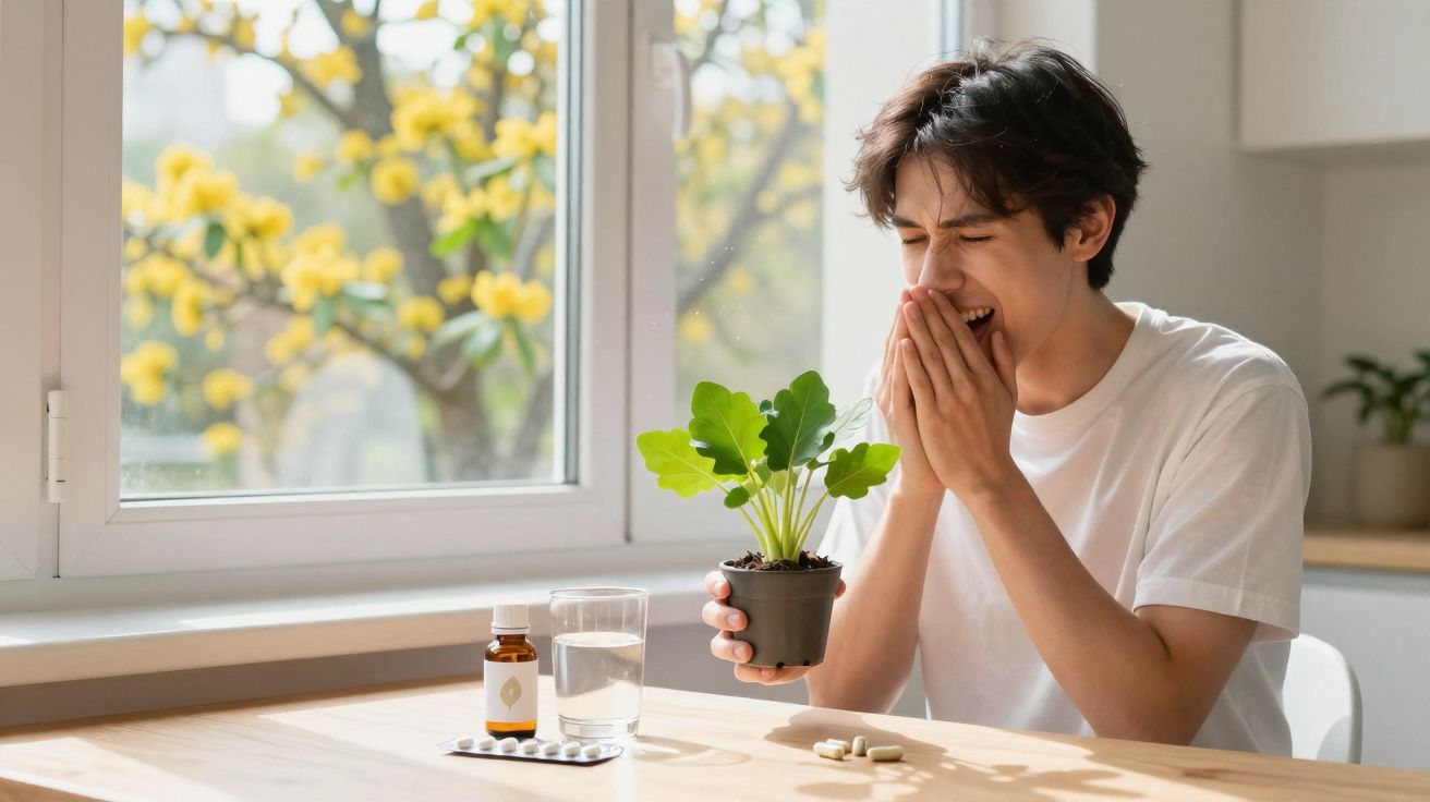 Saiba porque as suas alergias pioram todos os anos e descubra a planta que reduz os sintomas em 70%.
