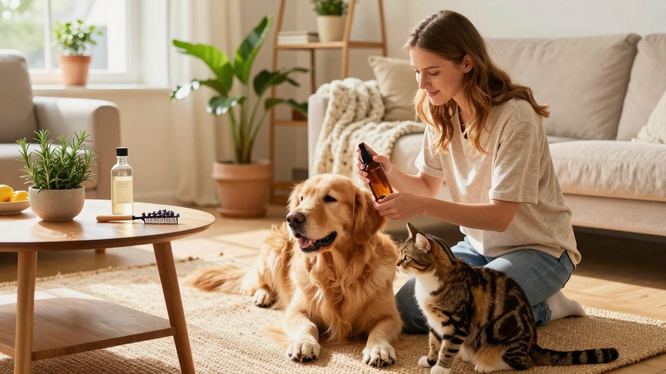 Adeus às pulgas: Remédios caseiros recomendados pelos veterinários para os seus animais de estimação