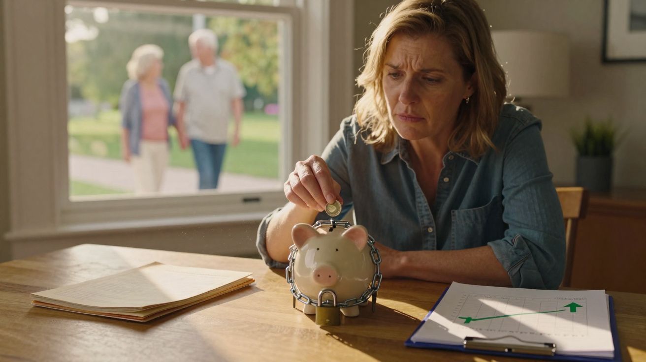 O hábito do dinheiro “seguro” que, aos poucos, sufoca a sua reforma